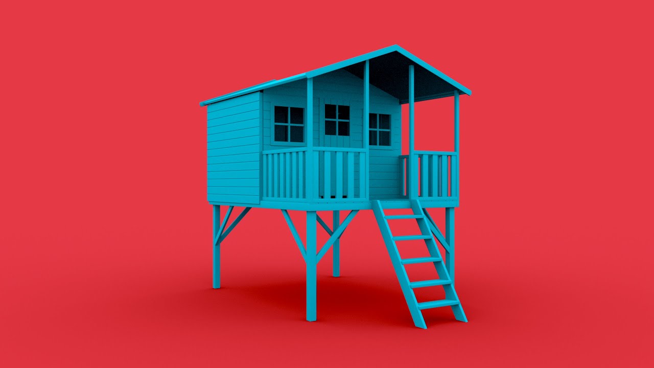 Surinkimas: 4IQ medinis vaikų namelis GIRINUKAS