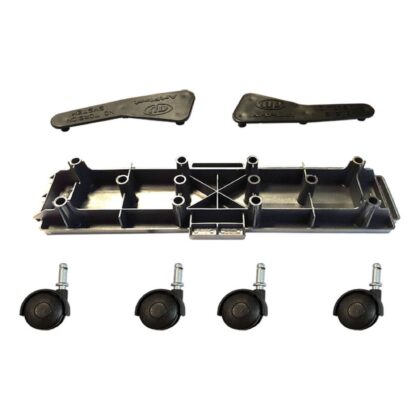 krovinių platforma su ratukais, 36 x 10 x 3,8 cm, 170 kg