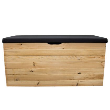 medinė dėžė su paminkštintu dangčiu, 200 l