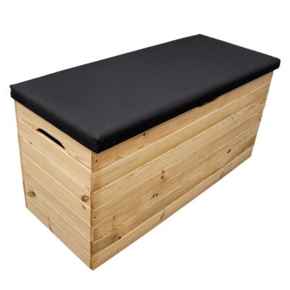 medinė dėžė su paminkštintu dangčiu, 200 l