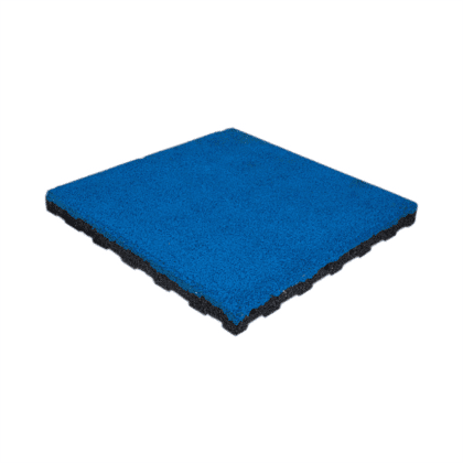 Guminė grindų danga vaikų žaidimų aikštelėms 40 mm MĖLYNA