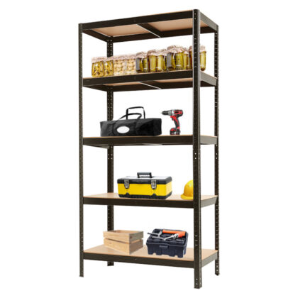 Sandėliavimo lentyna – stelažas 220x110x45cm, 175 kg, juoda