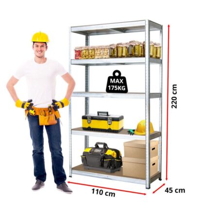 Sandėliavimo lentyna - stelažas 220x110x45 cm, 175 kg