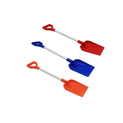 Vaikiškas kastuvėlis aliuminiu kotu (siauras)