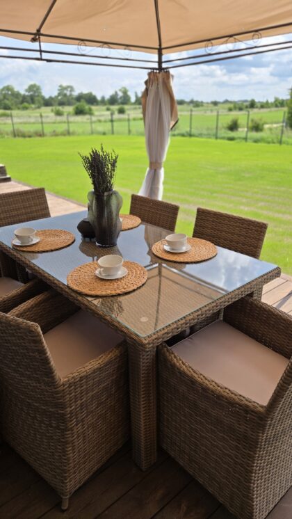 Lauko pavėsinė, 3 x 4 m, su tinkleliu, smėlio spalvos - Image 7