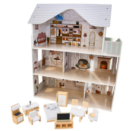 Medinis lėlių namelis "Lilija“