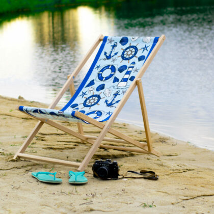 Sulankstoma paplūdimio kėdė "Baham", pieva