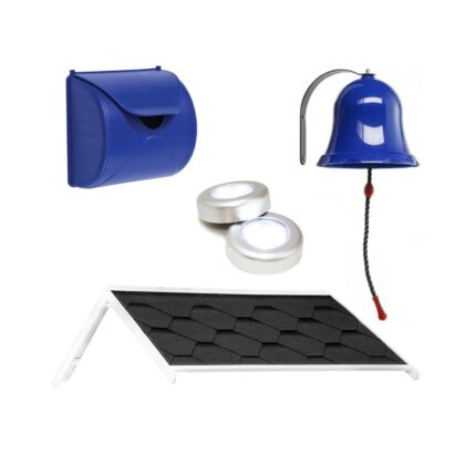 Priedų rinkinys žaidimų nameliams MAXI (mėlynas)