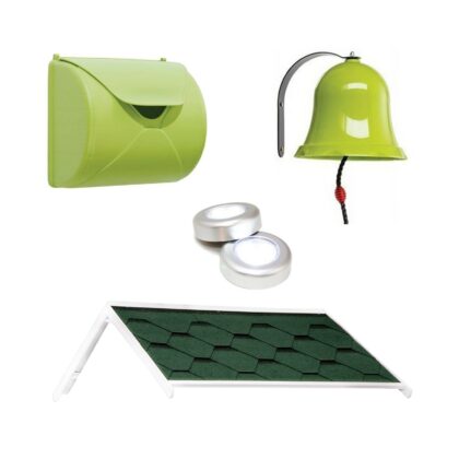 Priedų rinkinys žaidimų nameliams MAXI (žalias)