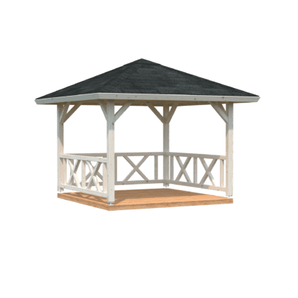 Medinė pavėsinė "Patogumas" 9 m2