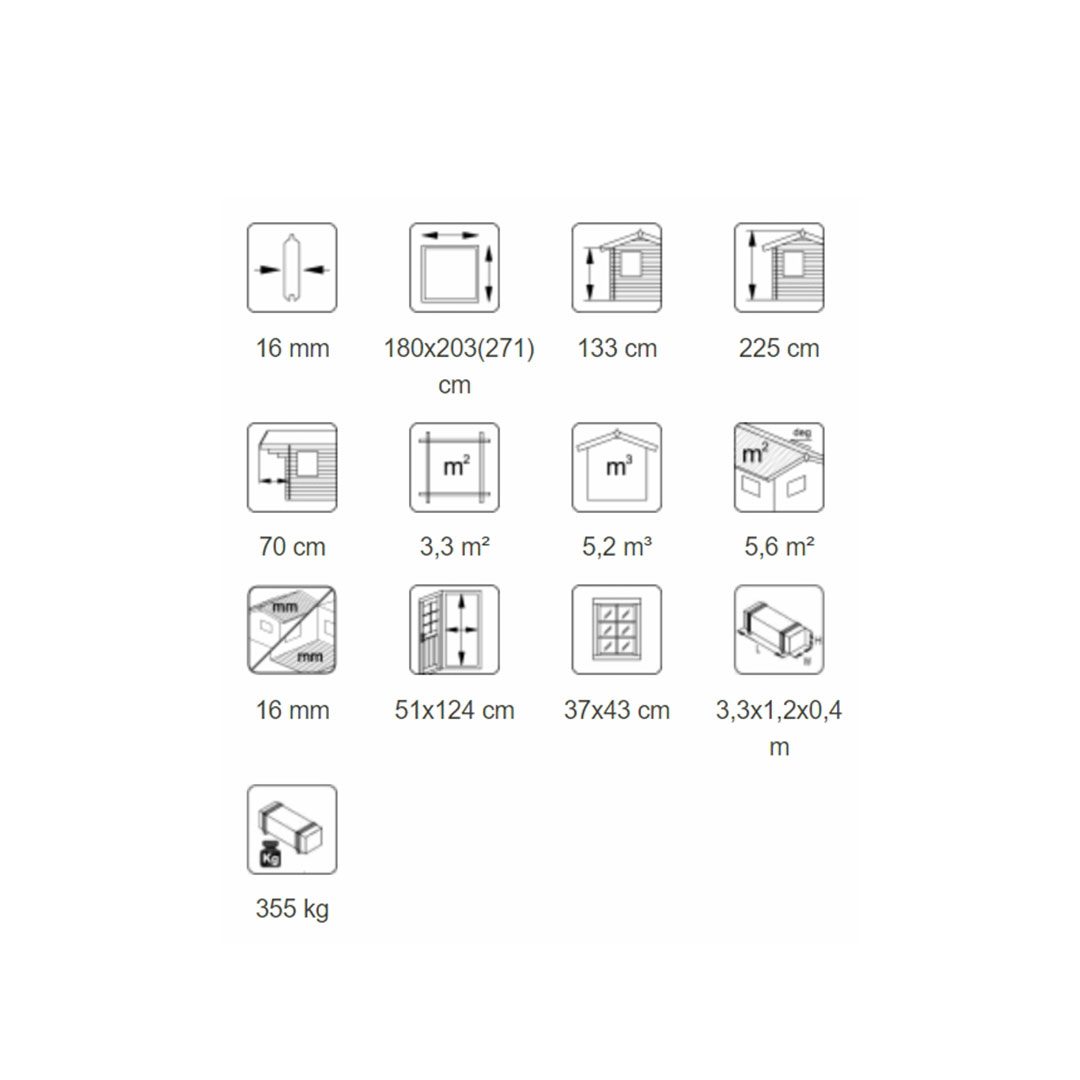 Medinis vaikų žaidimų namelis "Šypsenėlė"