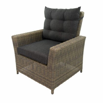 Lauko baldų komplektas "Ramzis", rudos spalvos