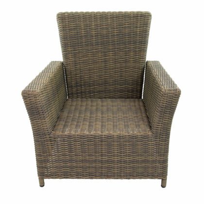 Lauko baldų komplektas "Ramzis", rudos spalvos