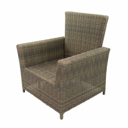 Lauko baldų komplektas "Ramzis", rudos spalvos