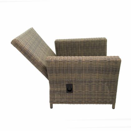 Lauko baldų komplektas "Ramzis", rudos spalvos