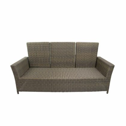 Lauko baldų komplektas "Ramzis", rudos spalvos