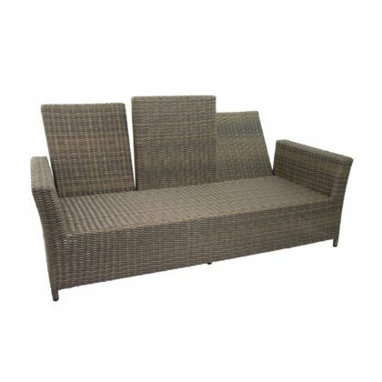 Lauko baldų komplektas "Ramzis", rudos spalvos