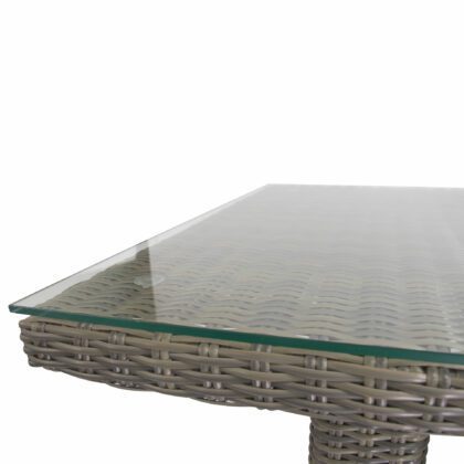 Lauko baldų komplektas "Ramzis", rudos spalvos