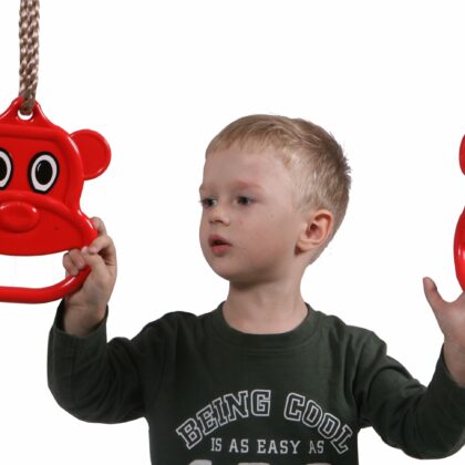 Plastikiniai gimnastikos žiedai "Beždžionėlės"