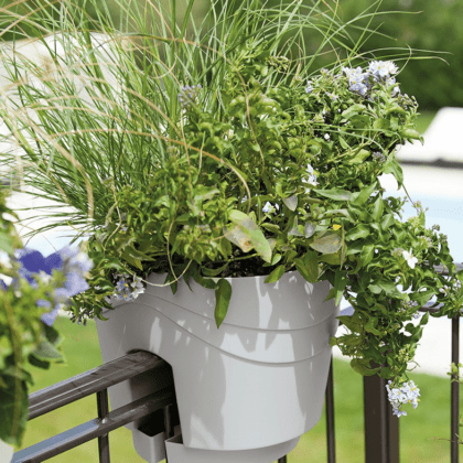 Balkono vazonas "Antracitas", 30 cm