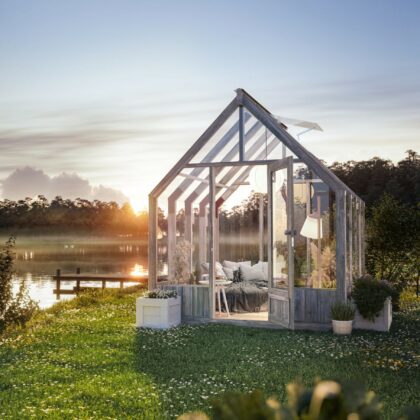 Stiklinis sodo namelis "Emilija“ 5,4 m2