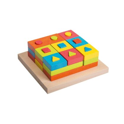 Medinis lavinamasis žaislas "Figūrėlės"