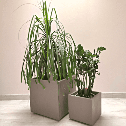 Vazonas "Kvarcas" su vandens rezervuaru, 25 cm