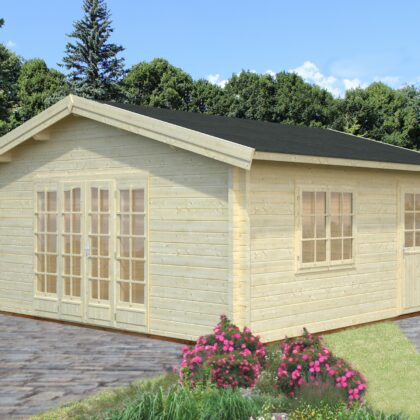 Medinis sodo namelis „Irena“ 27,7 m2