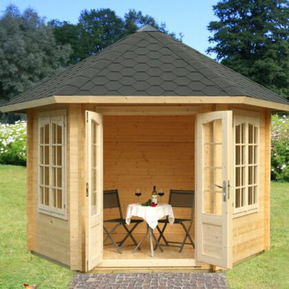 Medinė pavėsinė „Karolina“ 7,6 m2