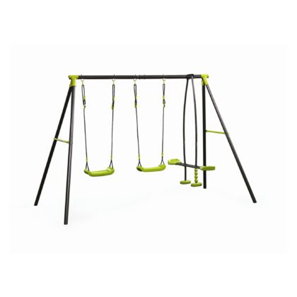 Metalinė žaidimų aikštelė "Lapiukas", žalios spalvos