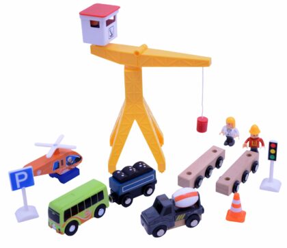 Medinis žaidimų stalas „Linksmybių šalis“