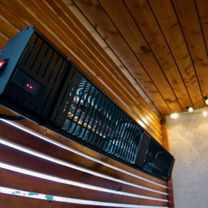 Infraraudonųjų spindulių šildytuvas MARSAS su valdymo pultu, 3000W