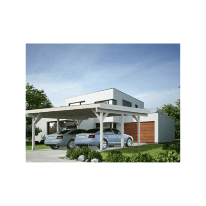 Medinė stoginė automobiliams „Karolis“ 20,6m2