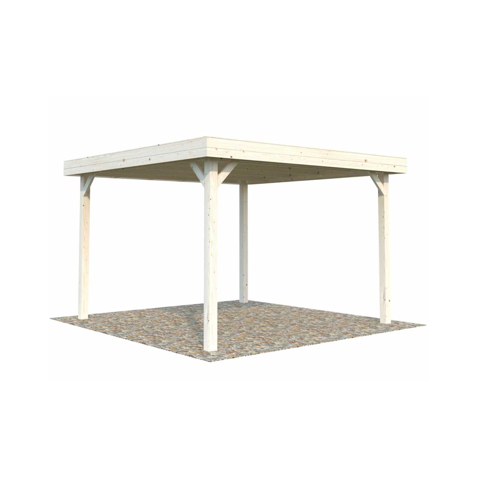 Medinė pavėsinė „Liusi" 12,2 m2 Medinė pavėsinė „Liusi" 12,2 m2