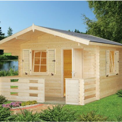 Medinis sodo namelis „Ema“ 10,4+4,2 m2