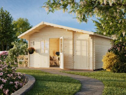 Medinis sodo namelis „Ema“ 14,2 m2 - Image 3