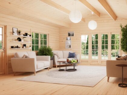 Medinis sodo namelis „Irena“ 27,7 m2 - Image 2