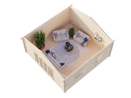 Medinis sodo namelis „Irena“ 27,7 m2 - Image 5