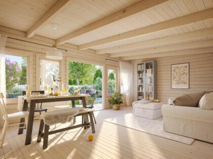 Medinis sodo namelis „Liza“ 19,4 m2 - Image 2