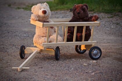 Medinis vaikiškas karutis “Jonas”