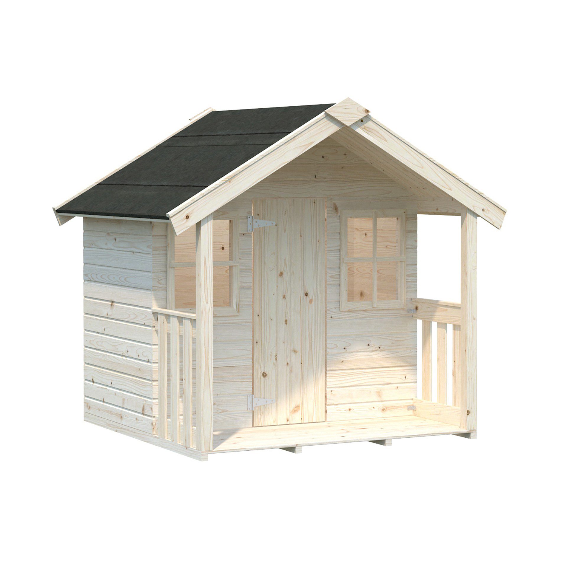 Medinis vaikų žaidimų namelis "Gudrutis" Medinis vaikų žaidimų namelis "Gudrutis"