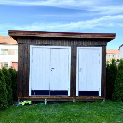 Medinis sandėliukas „Elnias“ 13,5 m2