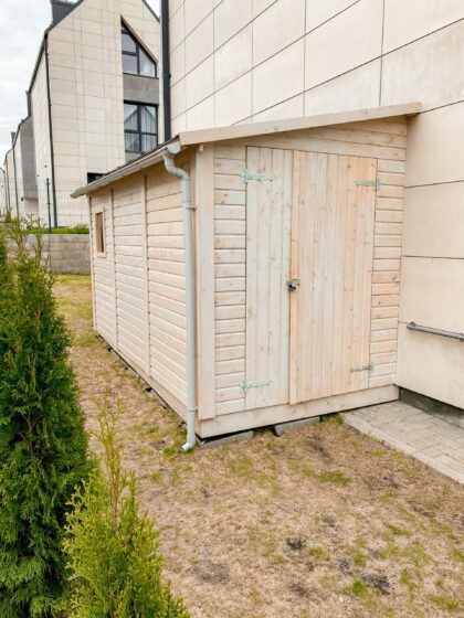 Medinis sandėliukas „Šermuonėlis“ 5,4 m2