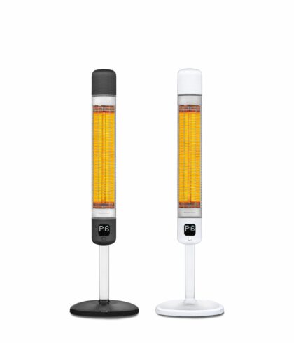 Infraraudonųjų spindulių šildytuvas “Mila” 2500W, baltas