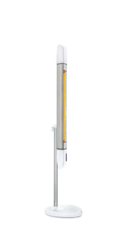 Infraraudonųjų spindulių šildytuvas “Mila” 2500W, baltas