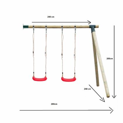 Sūpynių modulis „D“, apvalus
