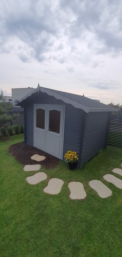 Medinis sodo namelis „Vasara" 6,9 M2