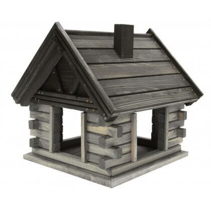 Paukščių lesyklėlė "Giesmininkas", pilka