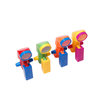 Periskopas XL, žalias su geltonu