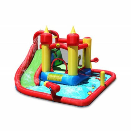 Pripučiamas batutas "Tvirtovė" su vandens pramogomis